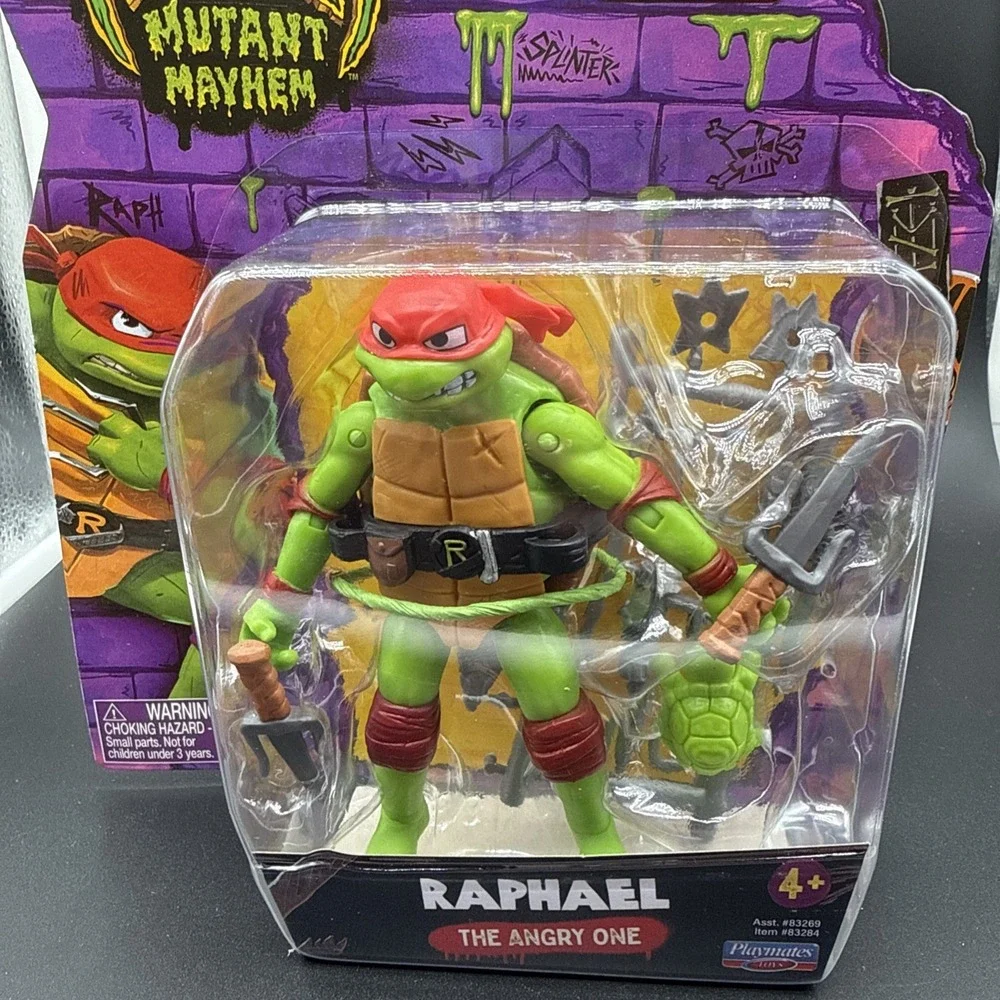 Playmates TMNT Mutant Mayhem 4 Figure Lot Leo Don Raph Mikey 2023 NEW